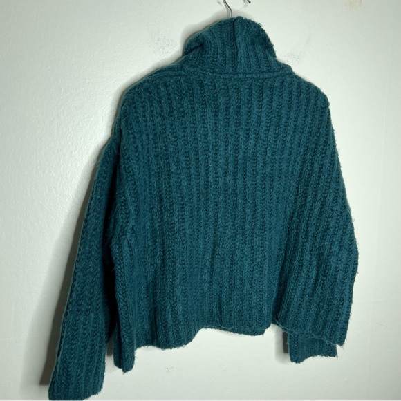 Free People Women's Fluffy Fox Sweater Sz XS Oversized wool alpaca - Picture 7 of 10